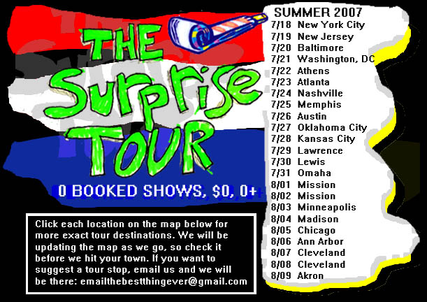 surprise tour